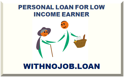 PERSONAL LOAN FOR LOW INCOME EARNER 2024